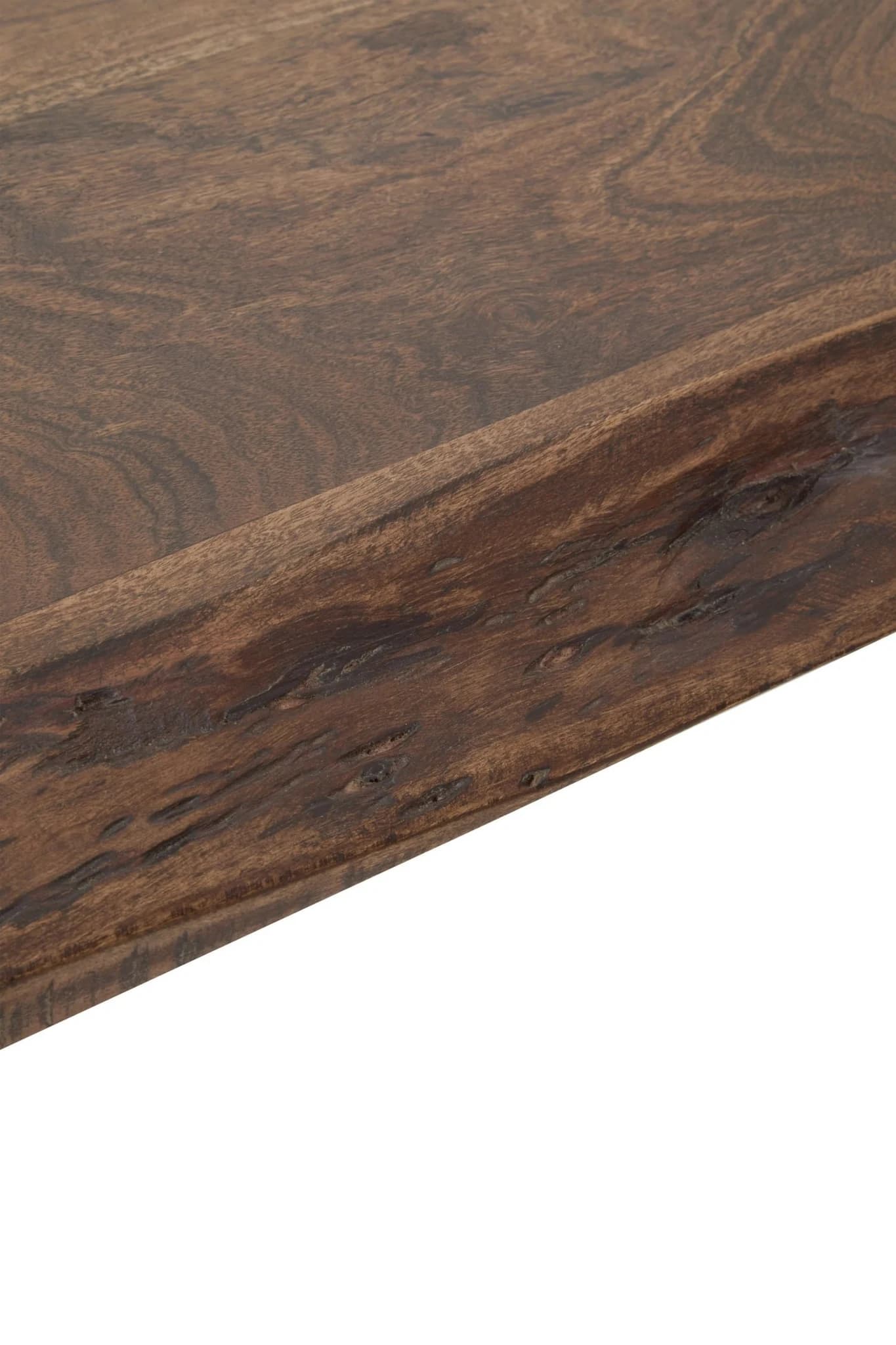 Hampstead Acacia Wood and Silver Legs Dining Table - Tables, photo 6 of 6