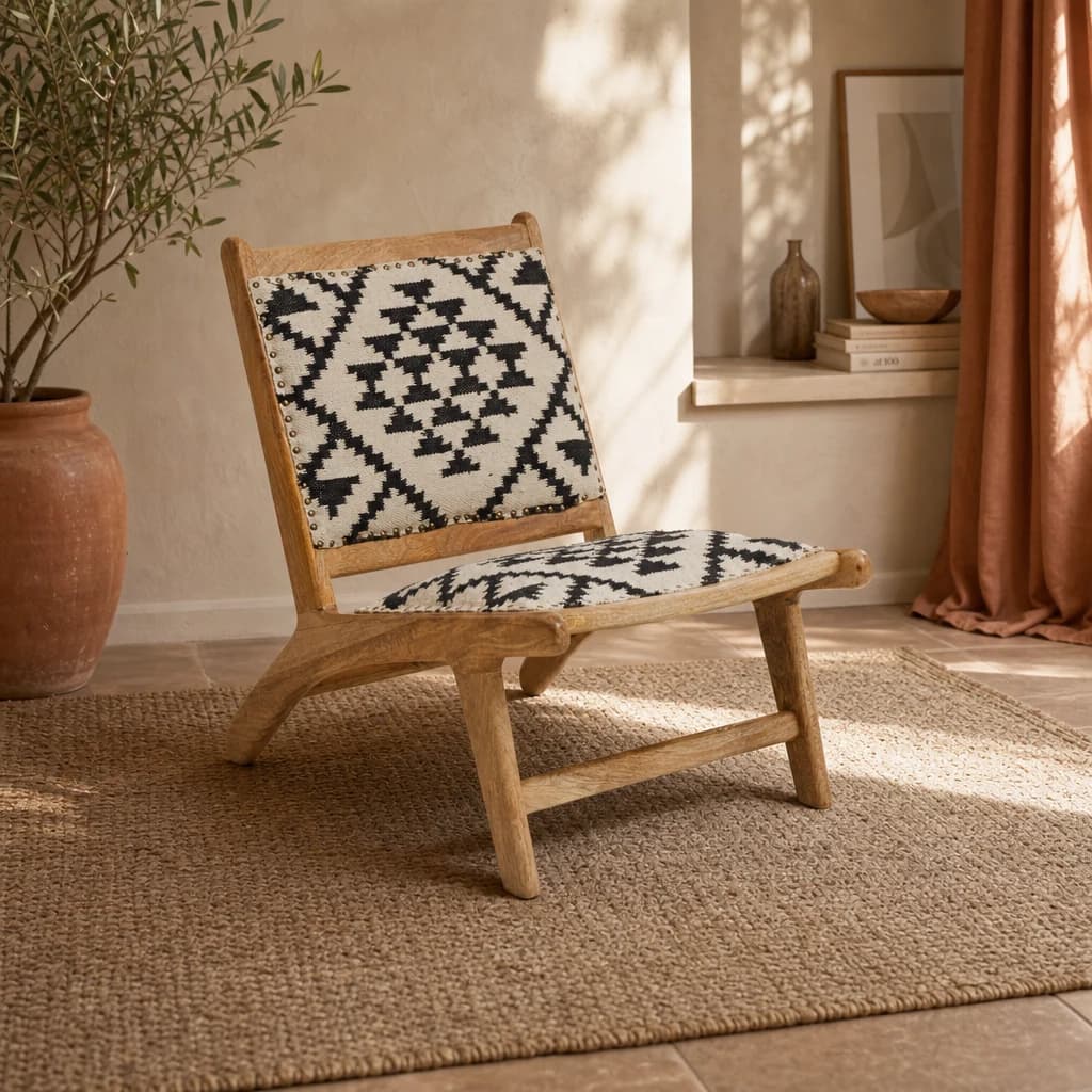 Cefena Berber Style Lounge Chair - Seating, photo 1 of 8