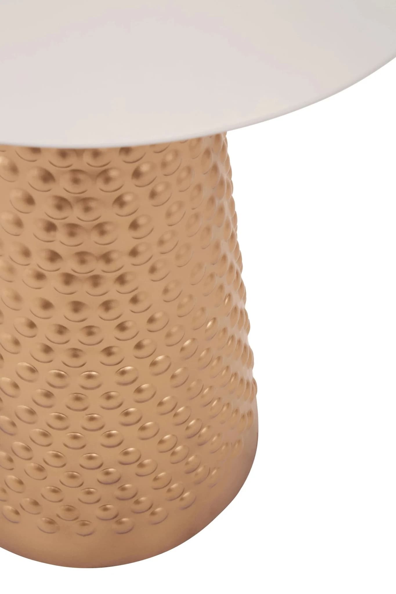 Amira White Top Gold Base Side Table - Tables, photo 8 of 8