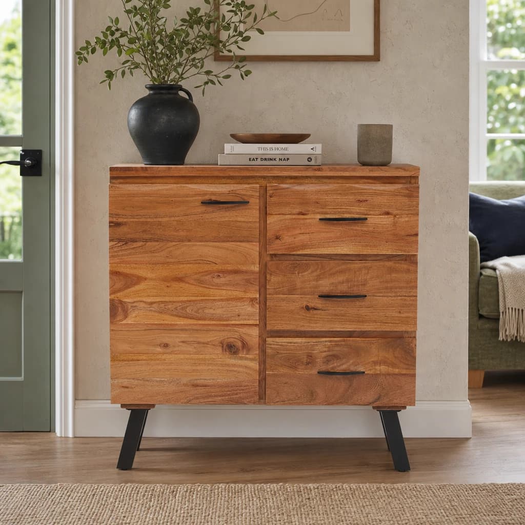 Nashik Small Acacia Sideboard - Bookcases & shelving, photo 1 of 8
