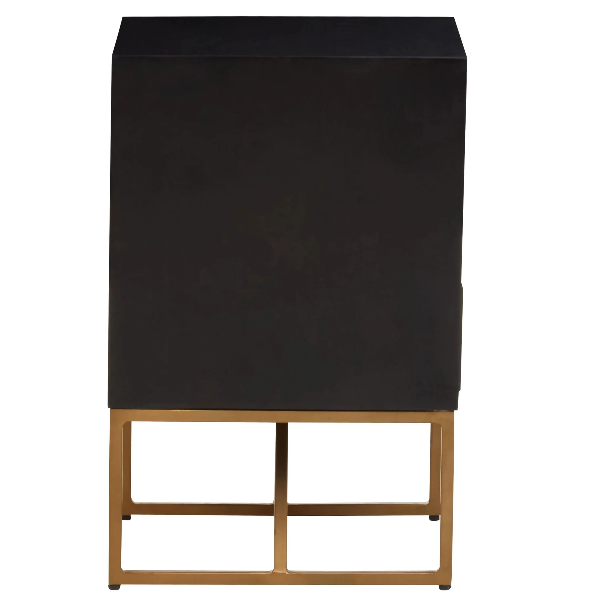 Kochi Black Mango Wood Side Table with 3 Drawers - Tables, photo 3 of 8