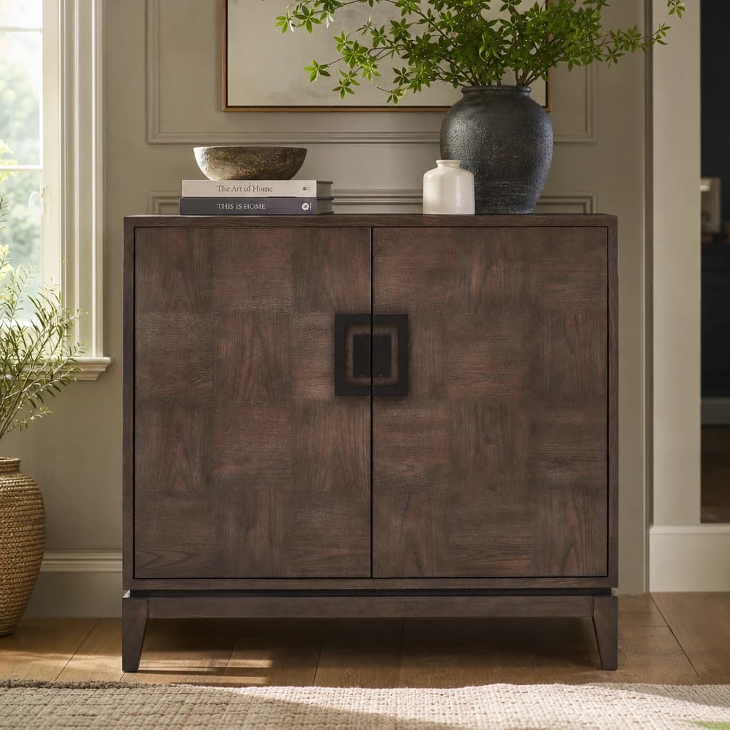 Dimaro Antique Grey Two Door Sideboard - Bookcases & shelving, photo 1 of 8