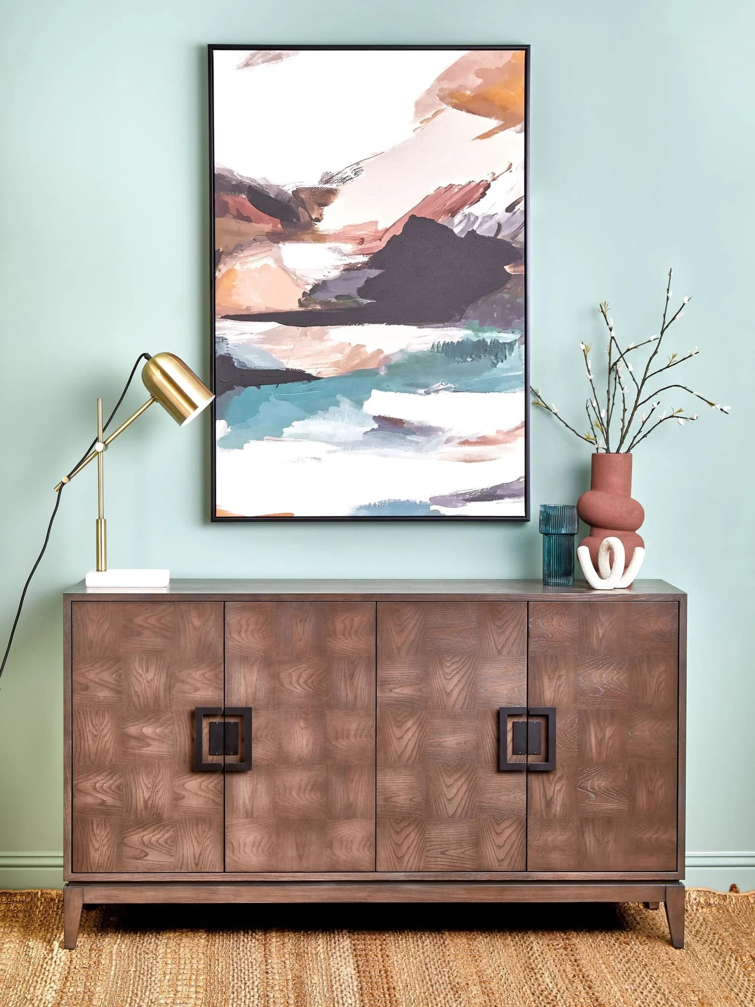 Dimaro Antique Grey Four Door Sideboard - Bookcases & shelving, photo 5 of 8