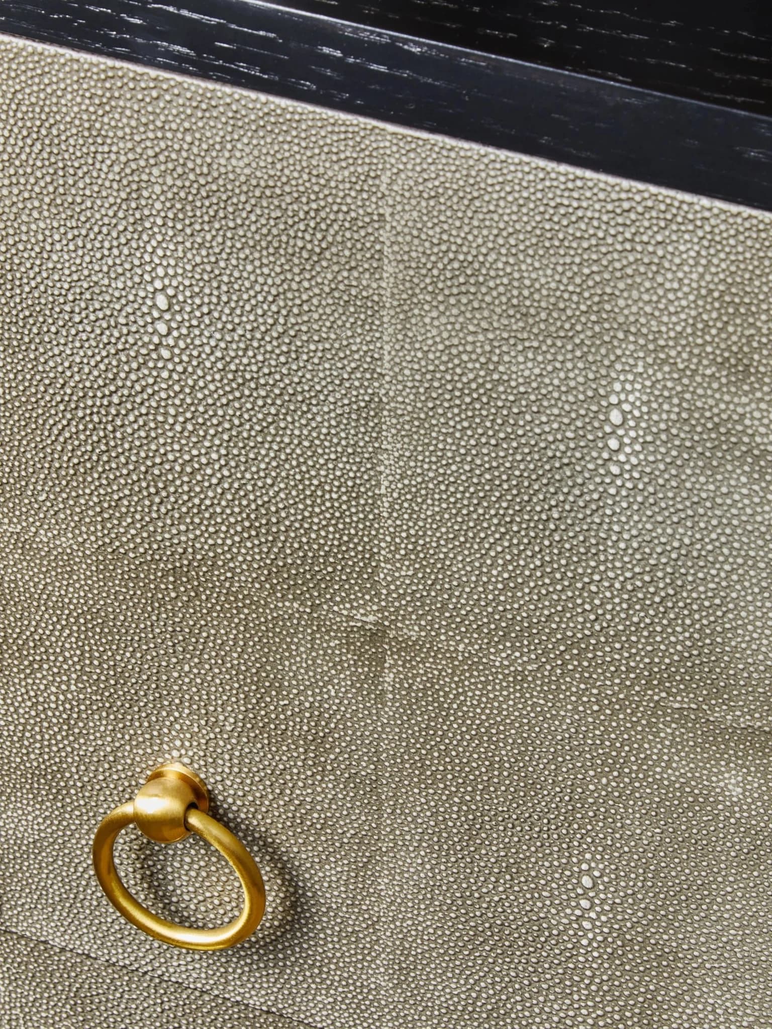 Deruta Grey Shagreen Effect 4 Door Sideboard - Bookcases & shelving, photo 3 of 8