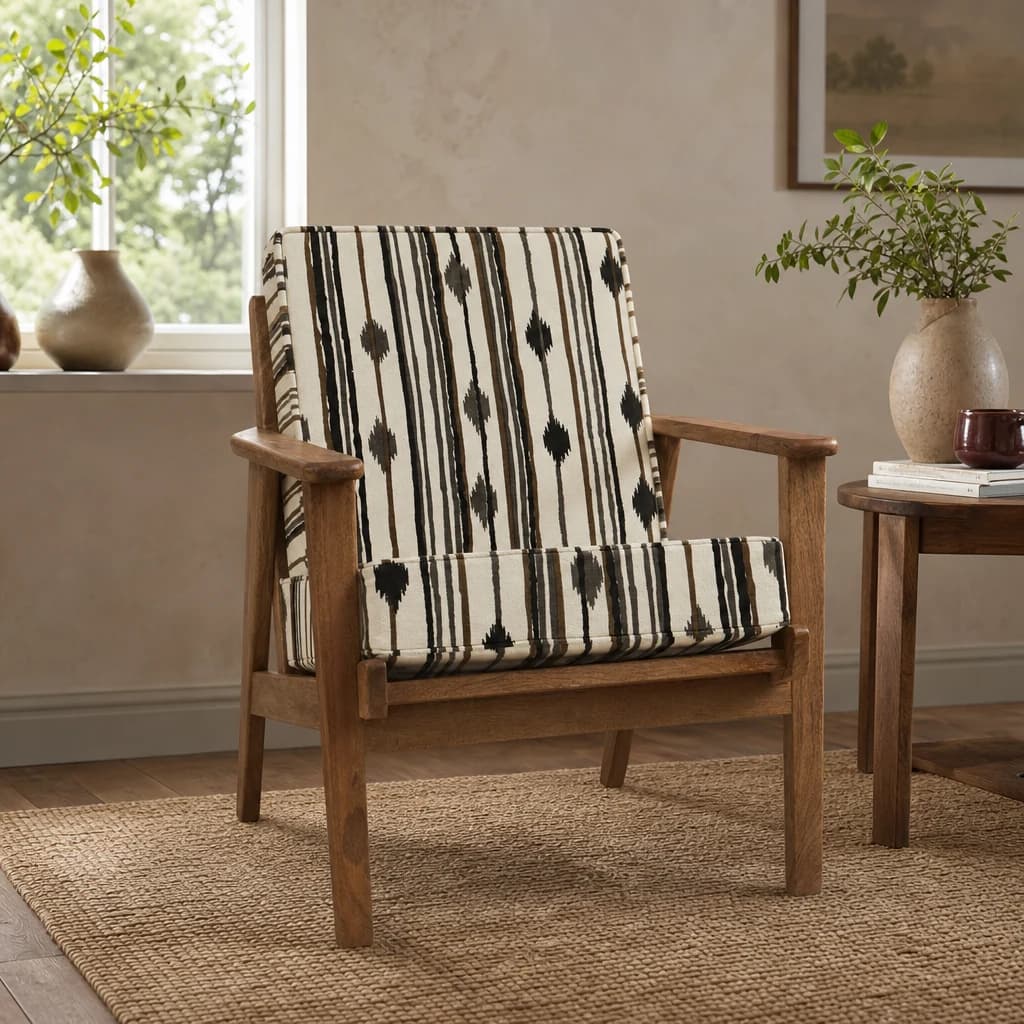 Cefena Armchair With Angular Arms - Seating, photo 1 of 8