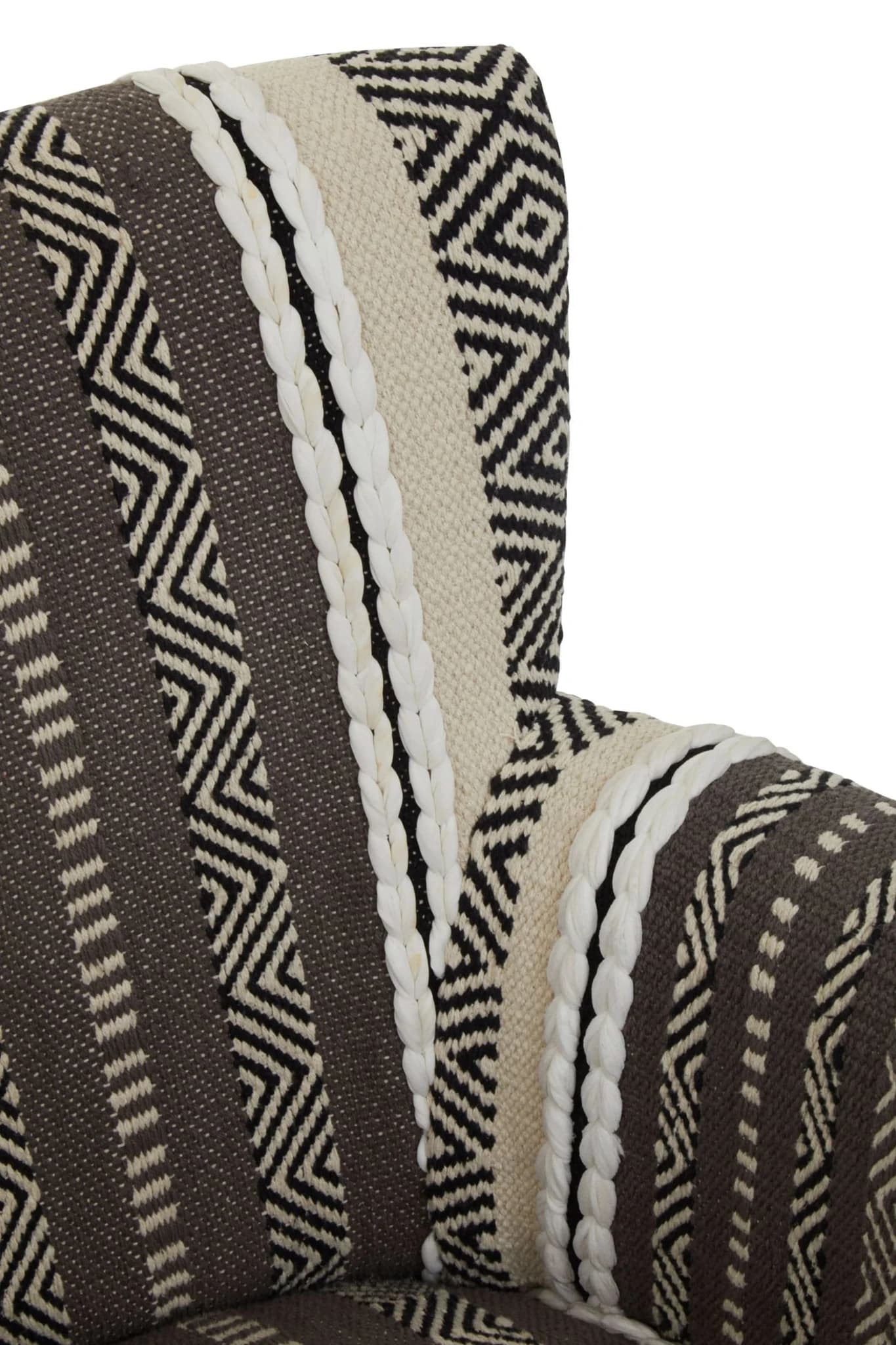 Cefena Grey And White Chair - Seating, photo 7 of 8