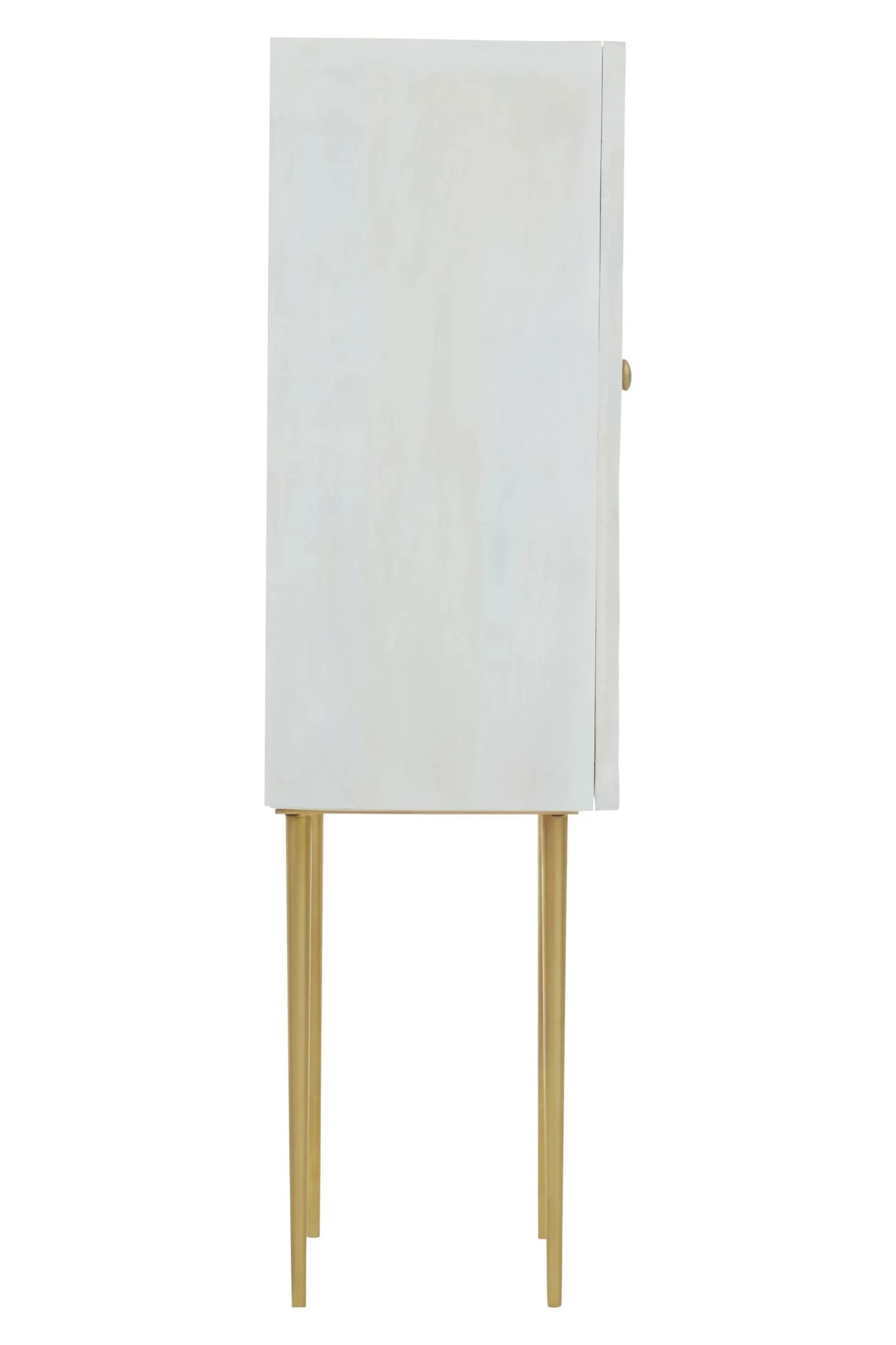 Satara Cream Finish Mango Wood Two Door Cabinet - Bookcases & shelving, photo 3 of 8