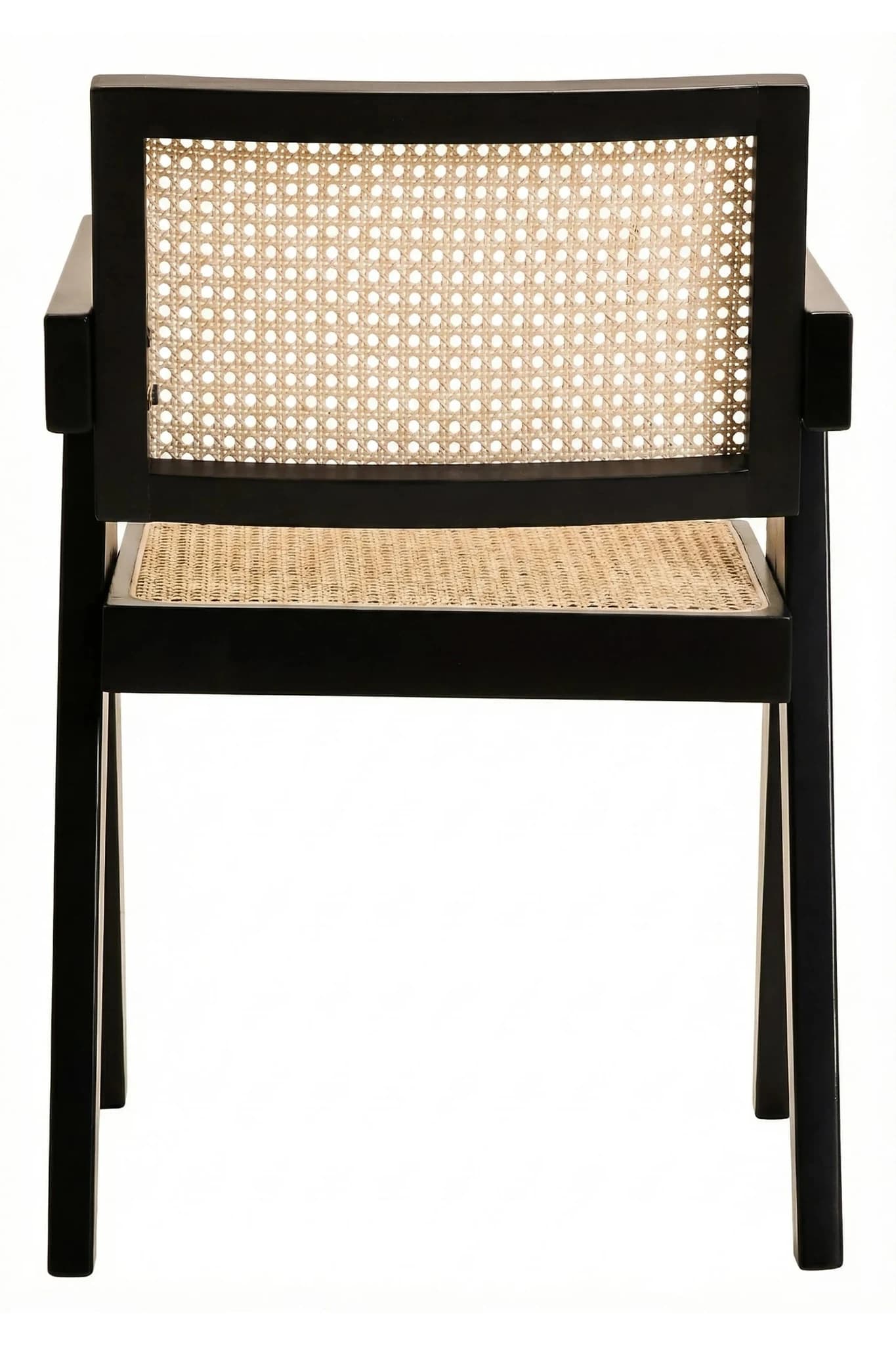 Cebu Natural Cane and Black Beech Wood Dining Chair - Seating, photo 8 of 8