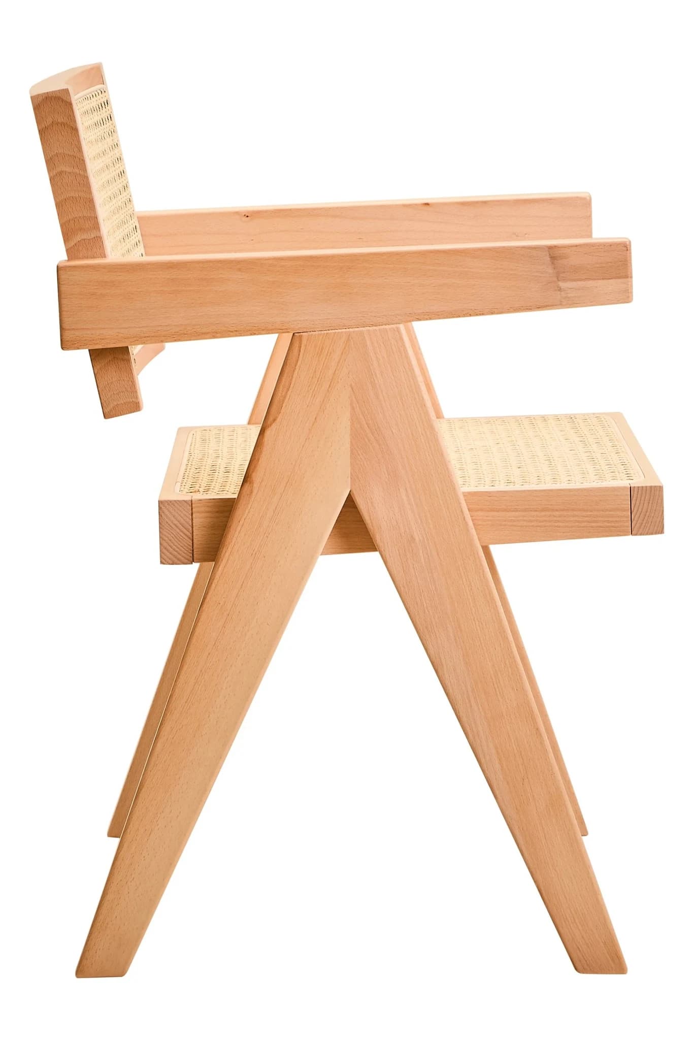 Cebu Natural Cane and Beech Wood Dining Chair - Seating, photo 7 of 8