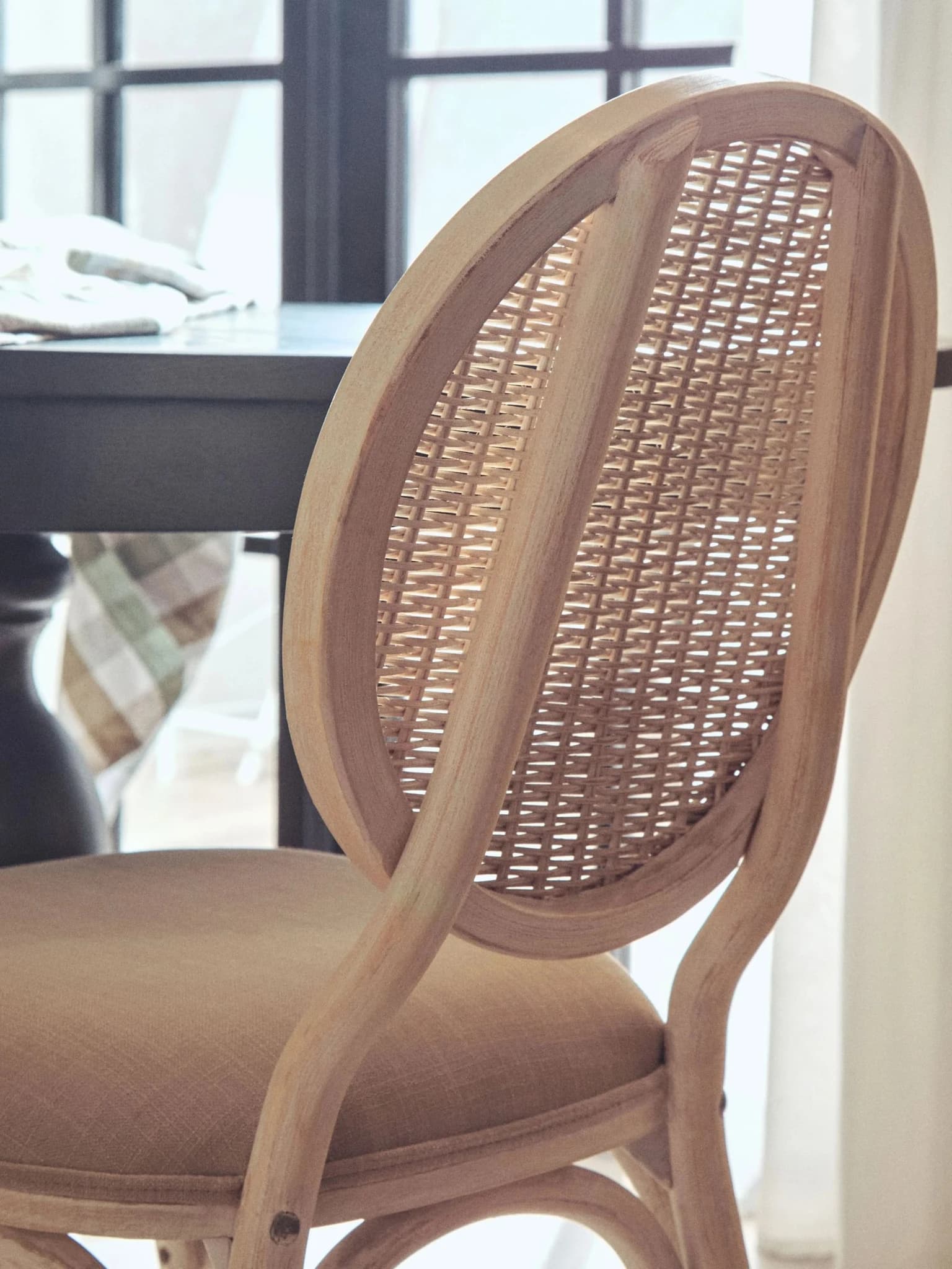 Cebu White Wash Elm Wood Dining Chair - Seating, photo 3 of 8
