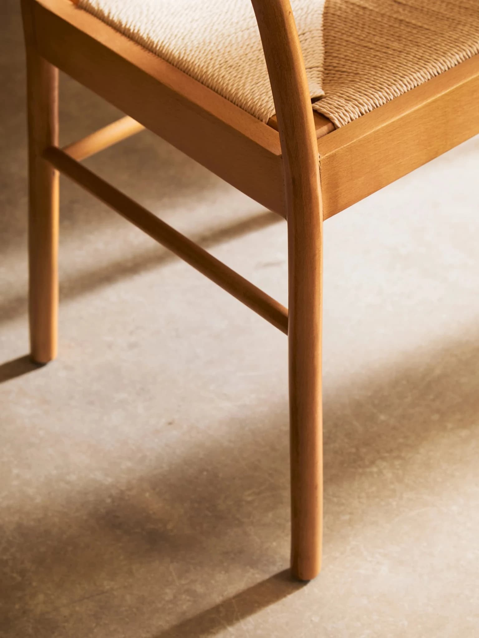 Cebu Natural Rope and Beech Wood Chair - Seating, photo 3 of 8