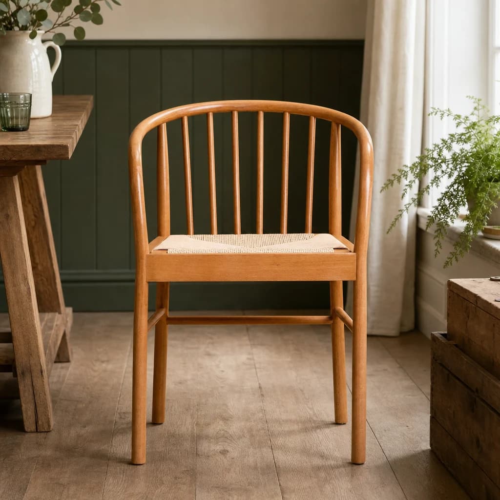 Cebu Natural Rope and Beech Wood Chair - Seating, photo 1 of 8