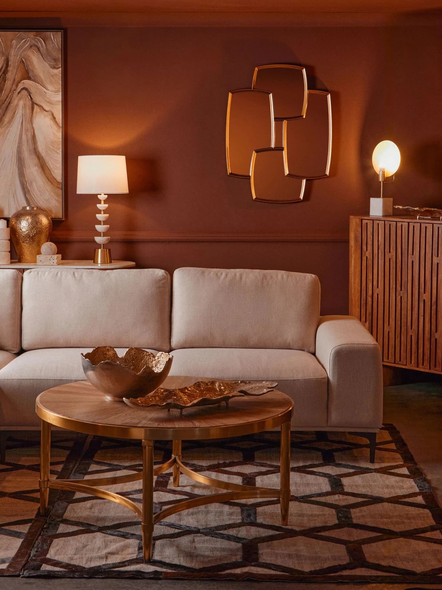 Toulon 3 Seat Natural Fabric Left Chaise Sofa - Seating, photo 2 of 8