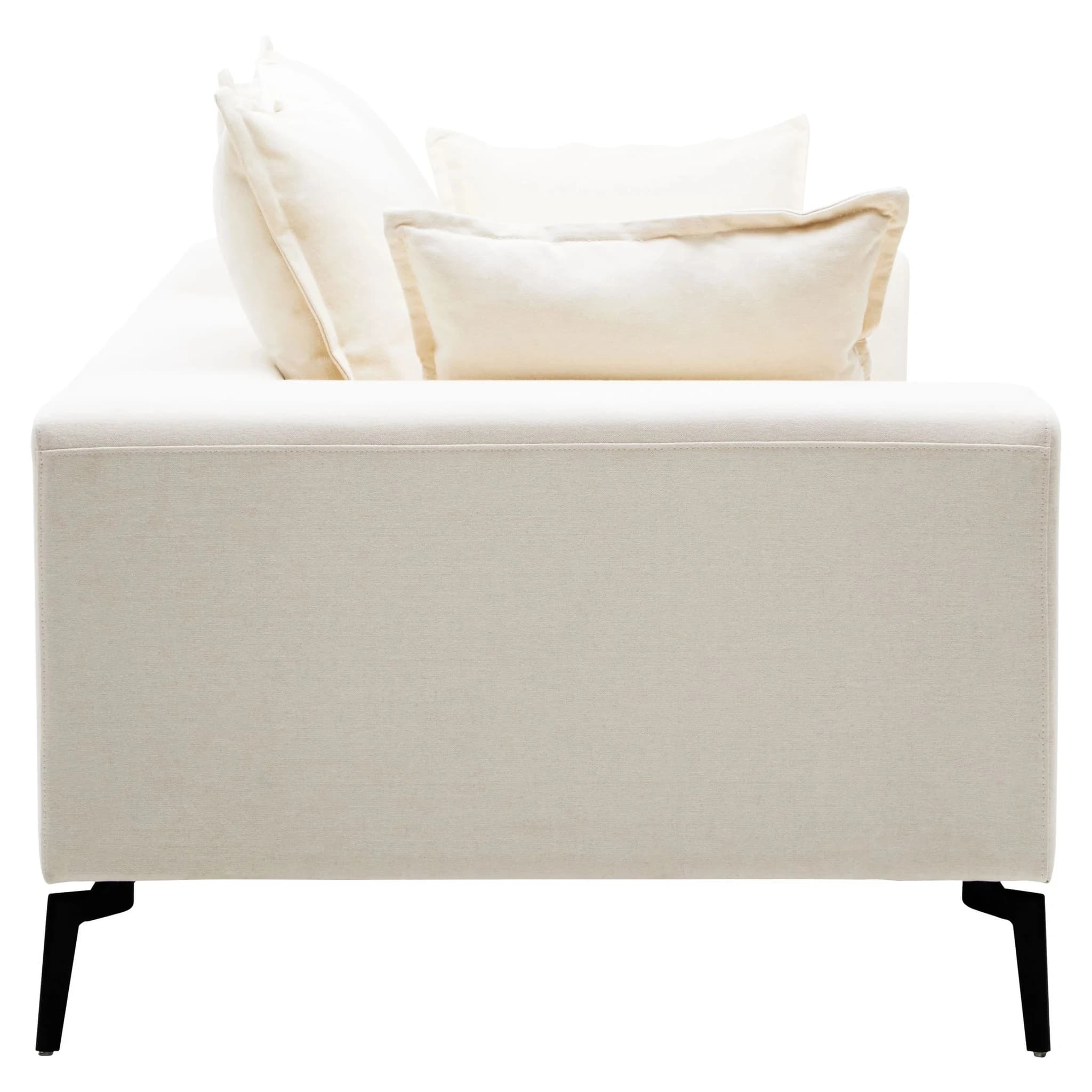 Avignon Cream 3 Seat Textured Fabric Sofa - Seating, photo 4 of 8