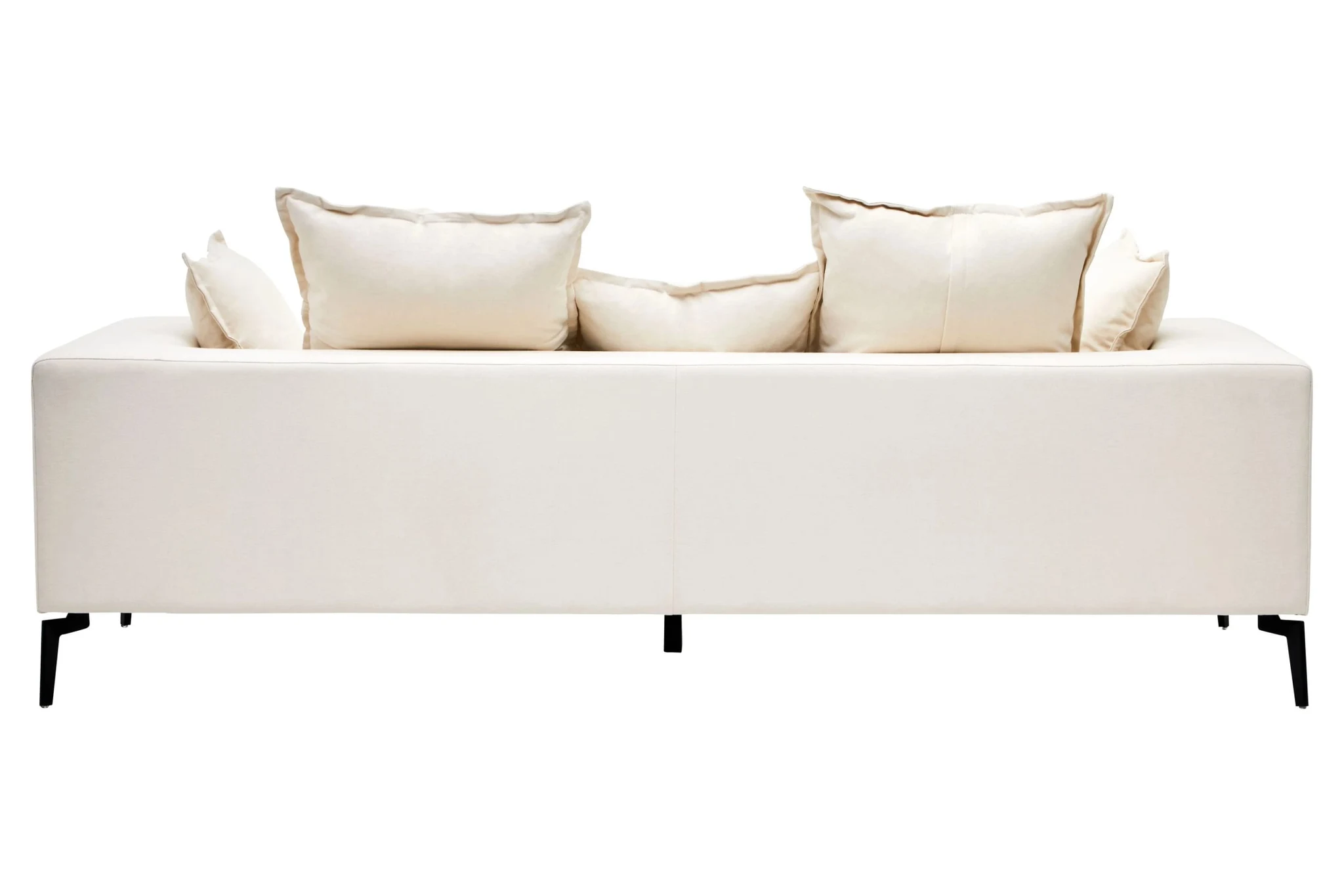 Avignon Cream 3 Seat Textured Fabric Sofa - Seating, photo 3 of 8
