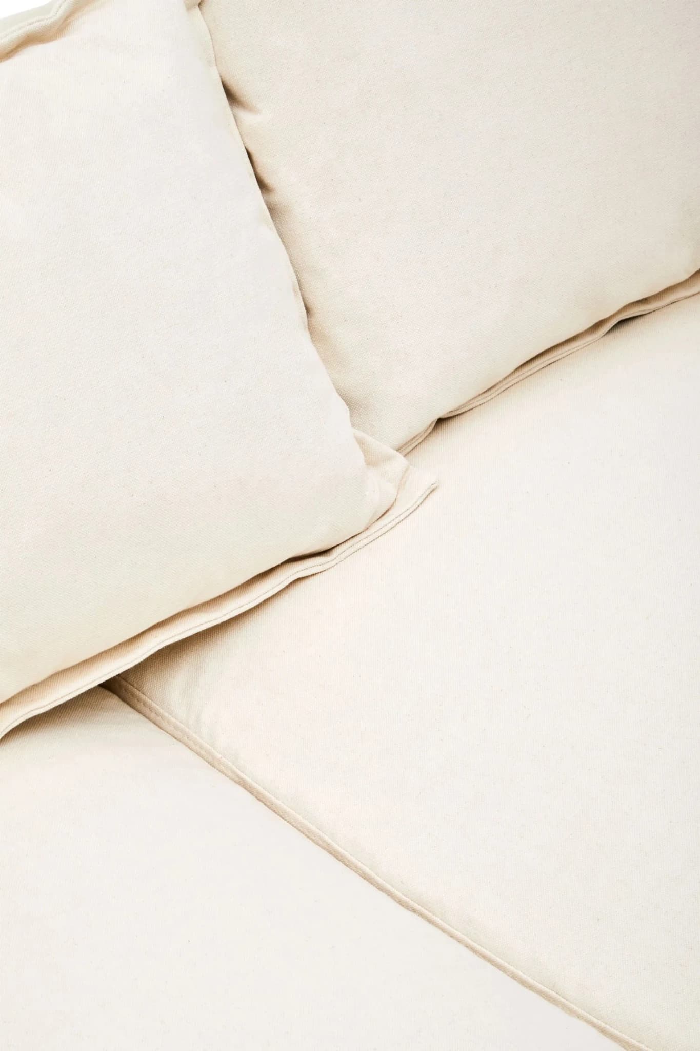 Avignon Cream 3 Seat Textured Fabric Sofa - Seating, photo 7 of 8
