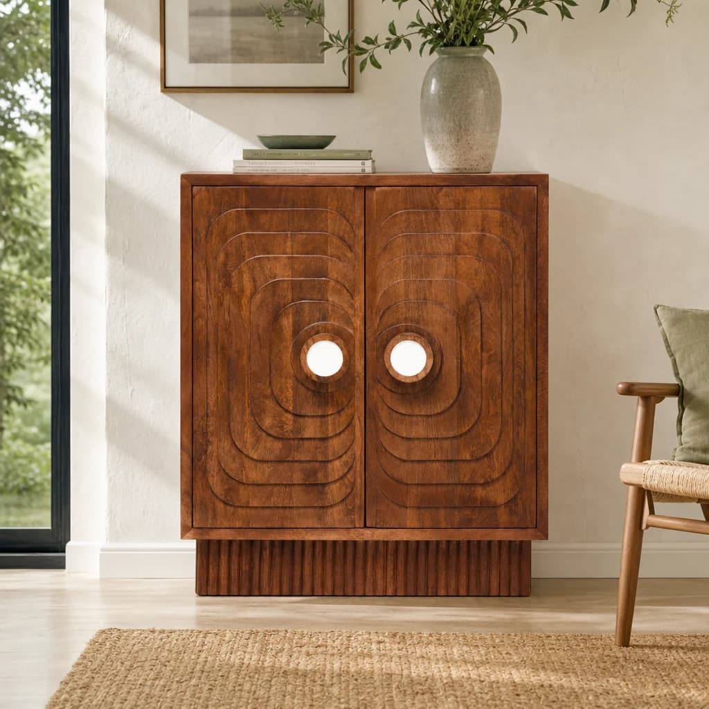 Sangar Mango Wood Two Door Cabinet - Bookcases & shelving, photo 1 of 8