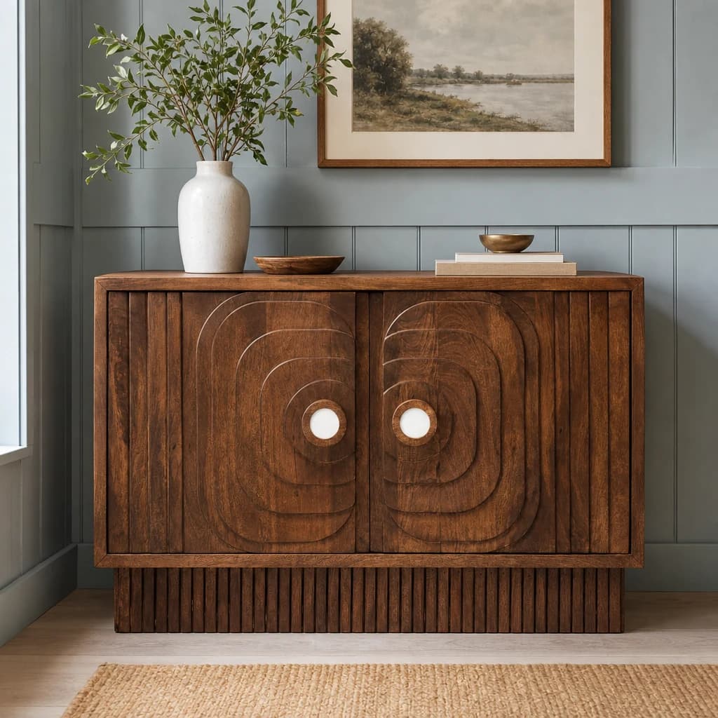 Sangar Mango Wood Two Door Sideboard - Bookcases & shelving, photo 1 of 8