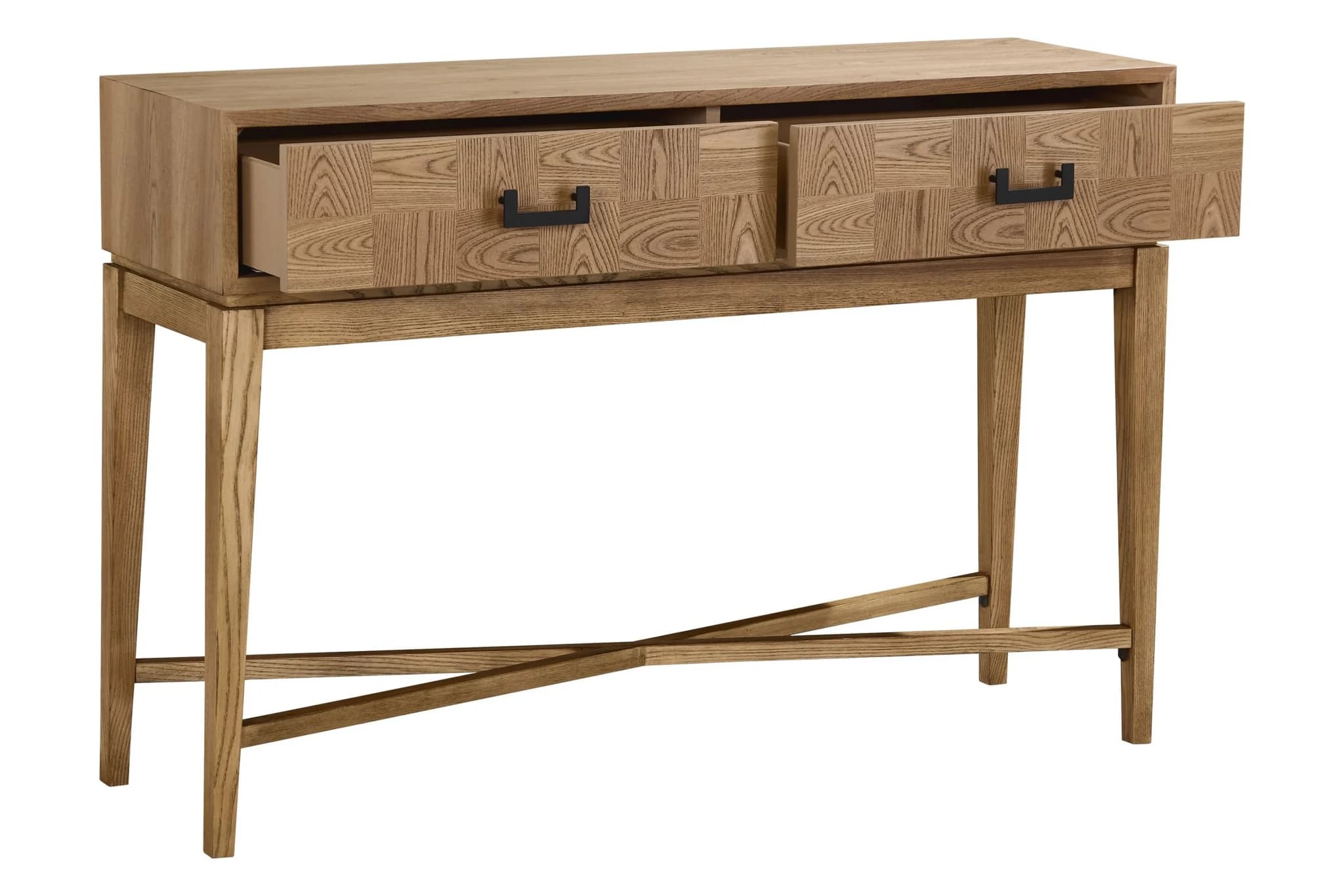 Dimaro Natural Two Drawer Console Table - Tables, photo 4 of 6