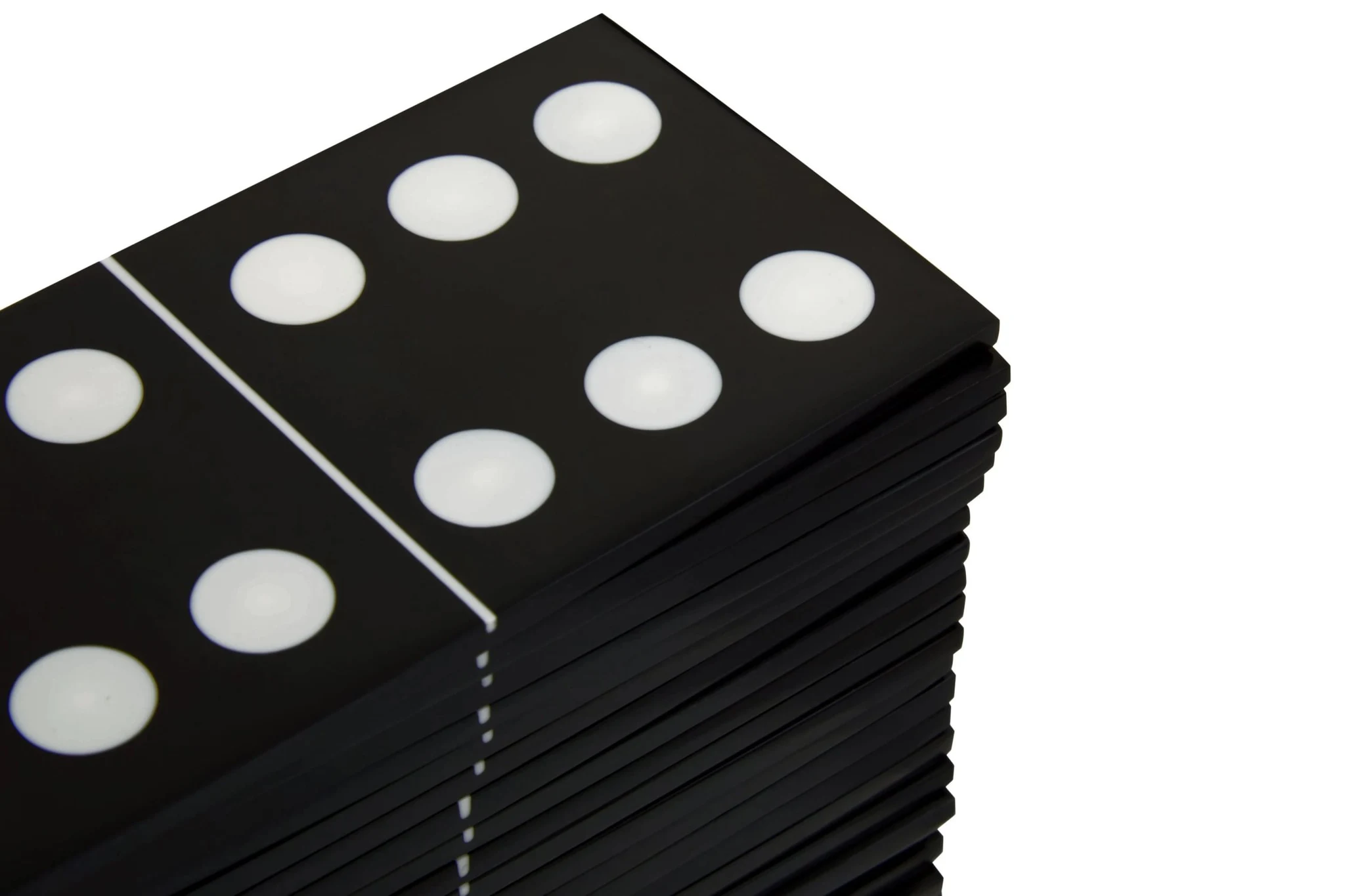 Churchill Games Gold Domino Set with Black Dominoes - Decorative, photo 6 of 6