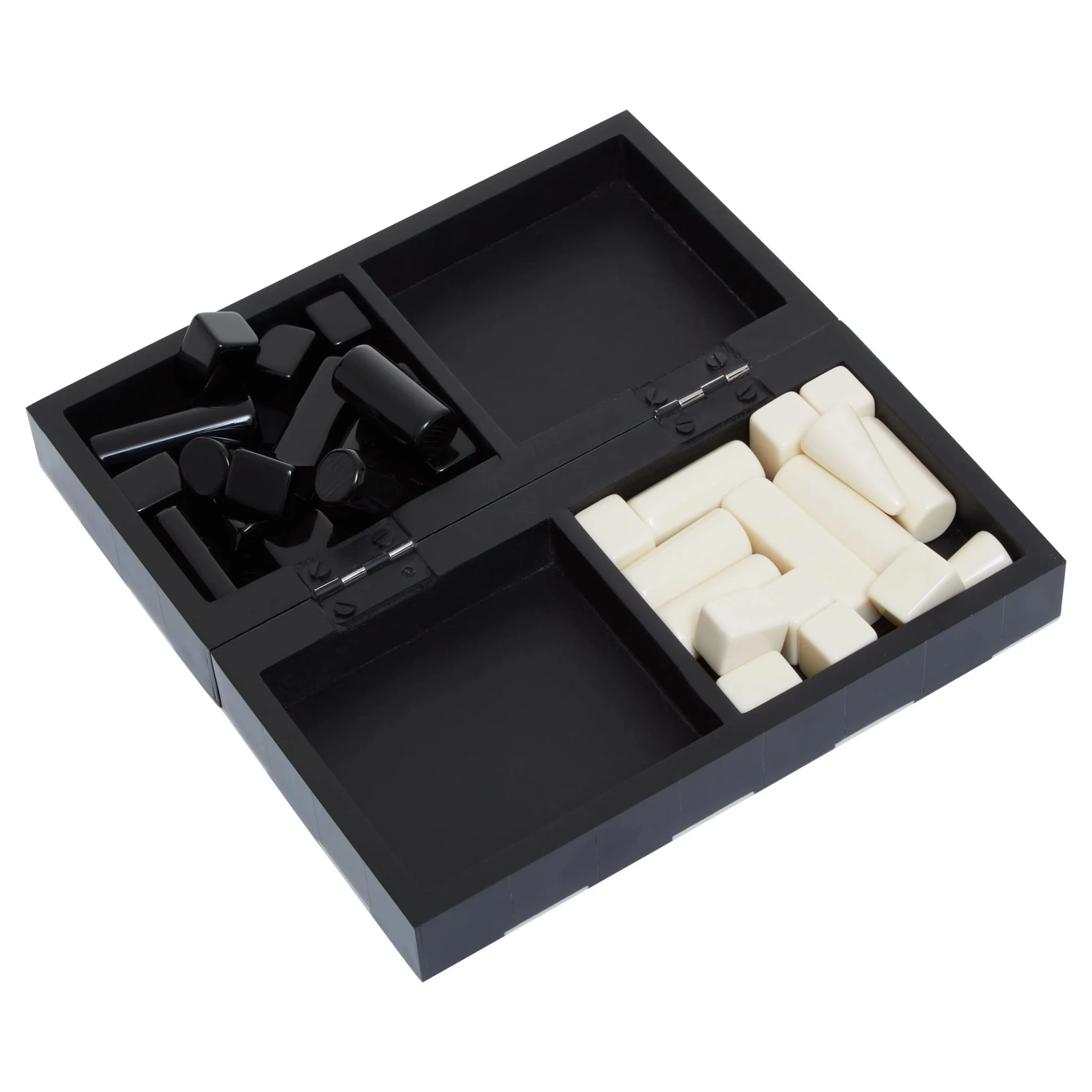 Churchill Games Small Black and White Foldable Chess Set - Decorative, photo 3 of 8