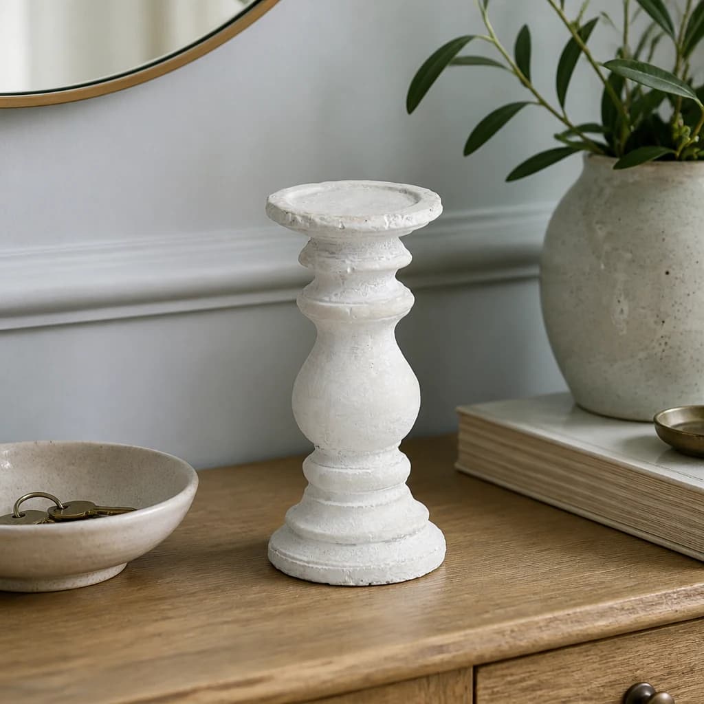 Small Stone Candle Holder