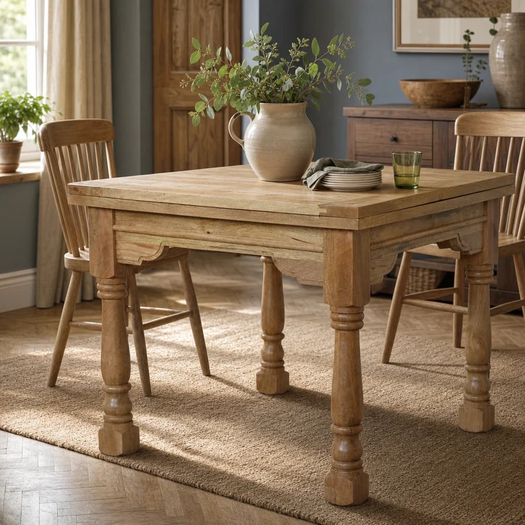 Granary Turned-Leg Butterfly Dining Table - Dining tables, photo 1 of 8