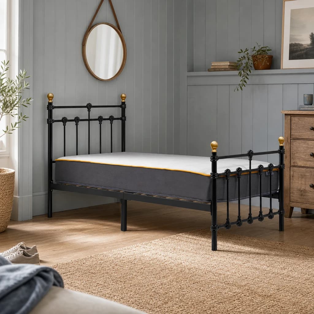 90cm Atlas Bed Black - Beds & bed frames, photo 1 of 10