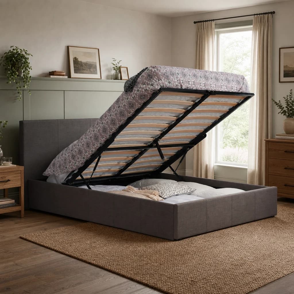 Berlin Double Ottoman Bed