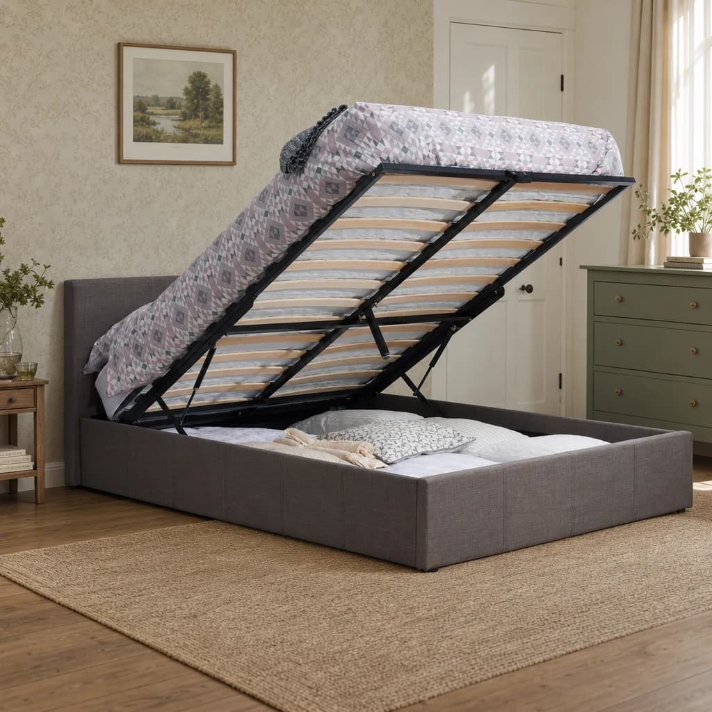 Berlin Small Double Ottoman Bed