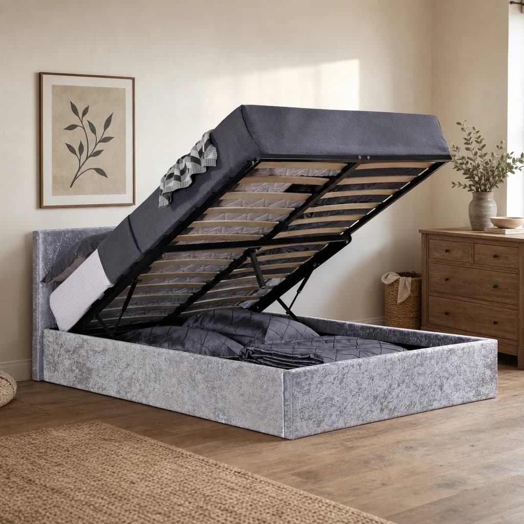 Berlin Small Double Ottoman Bed