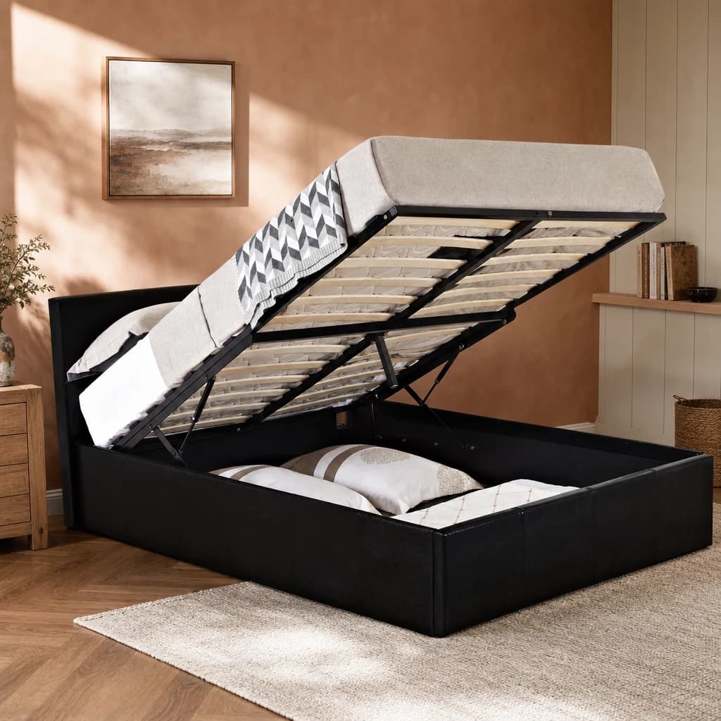 Berlin Small Double Ottoman Bed