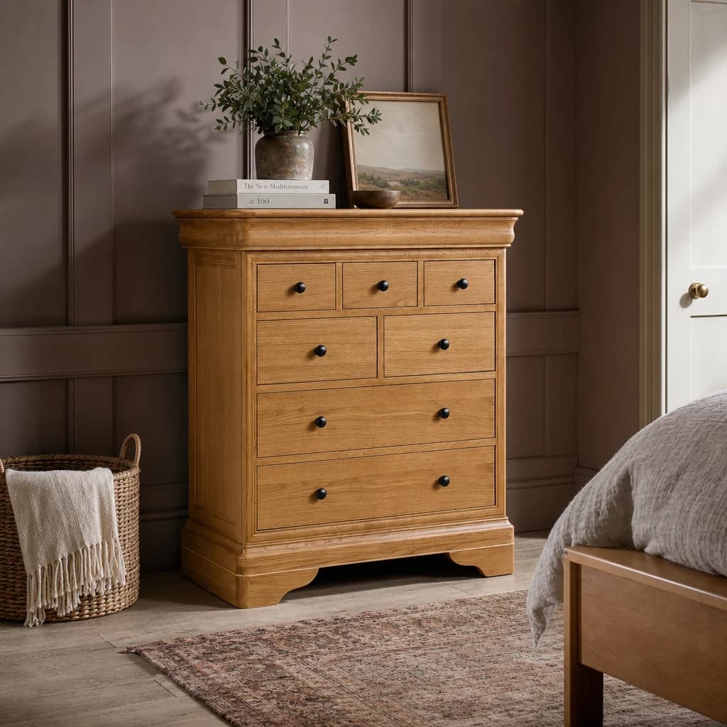 Bordeaux Wide 4 + 3 Drawer Chest