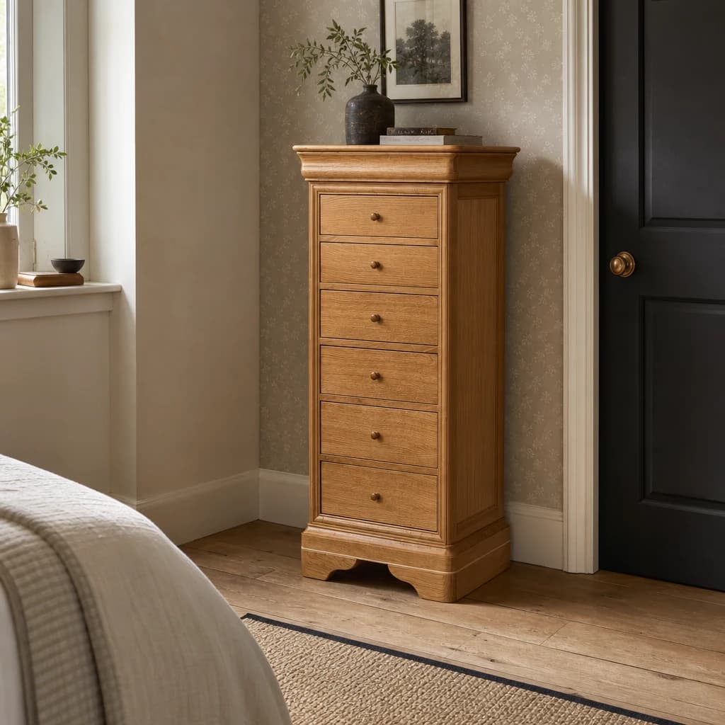 Bordeaux Tall 6 Drawer Chest