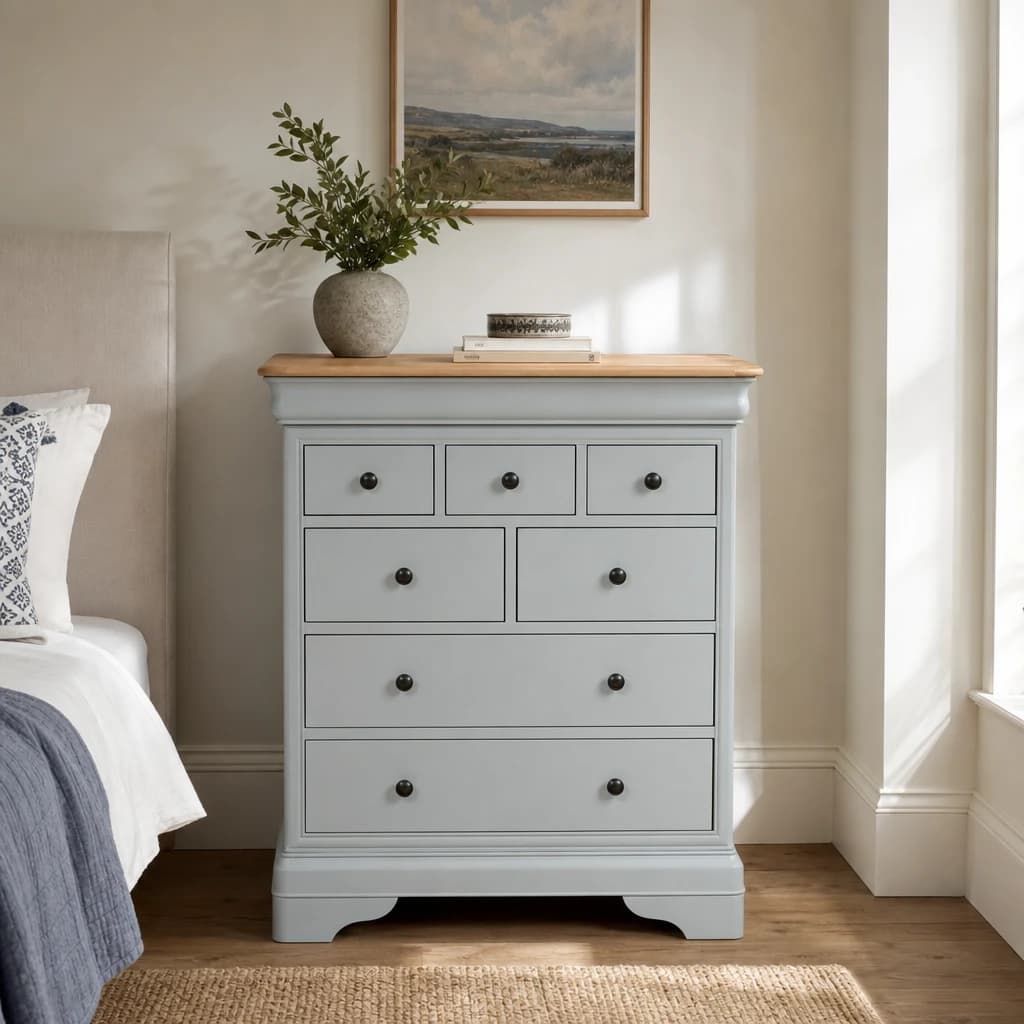 Chantilly Wide 4 + 3 Drawer Chest