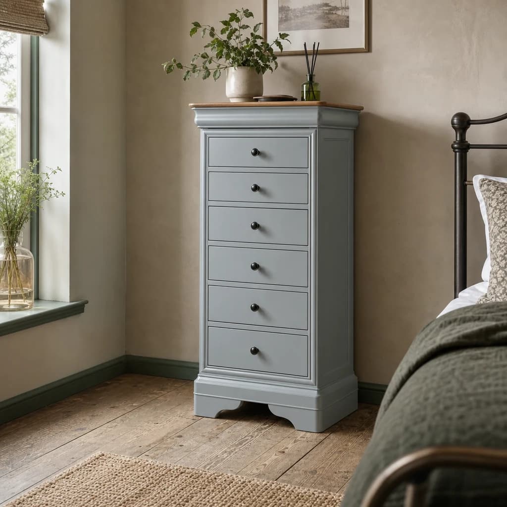 Chantilly Tall 6 Drawer Chest