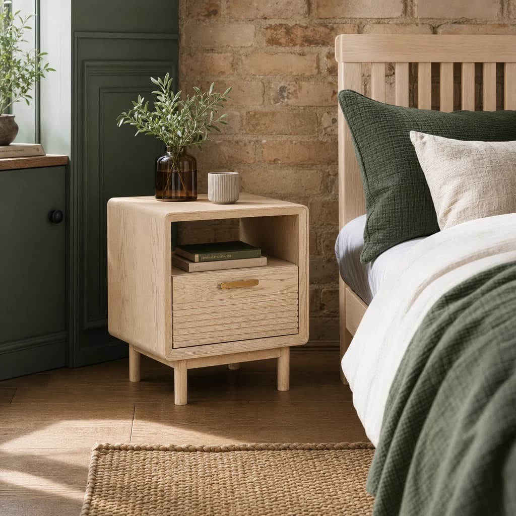 Harper 1 Drawer Bedside - Bedside tables, photo 1 of 2