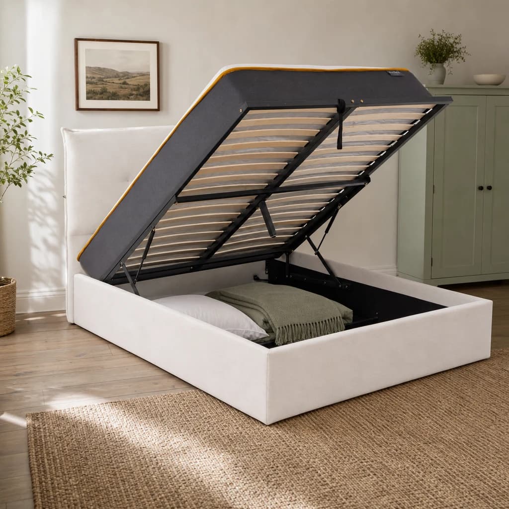 Haven King Bed White - Beds & bed frames, photo 1 of 10