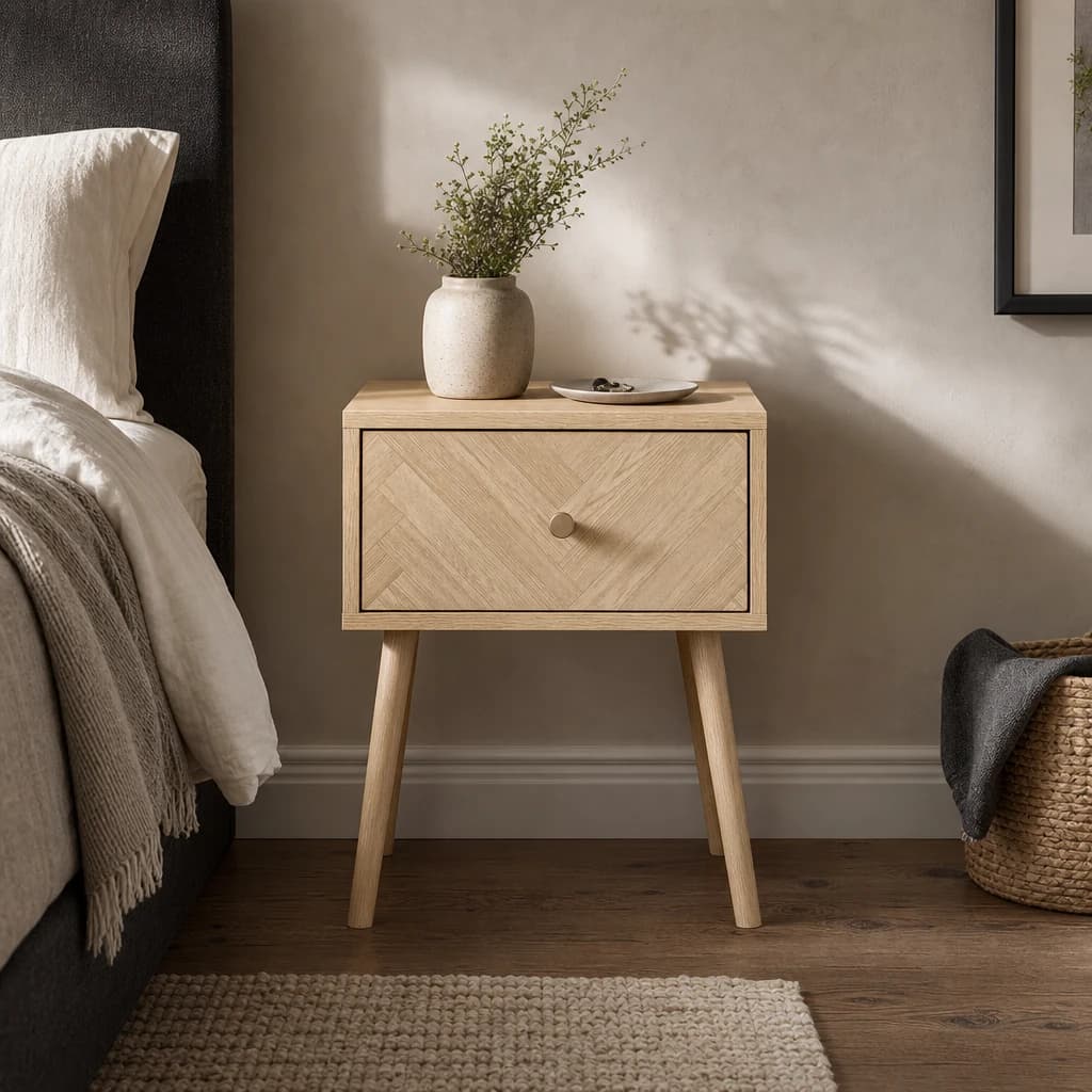 Herringford 1 Drawer Bedside - Bedside tables, photo 1 of 10