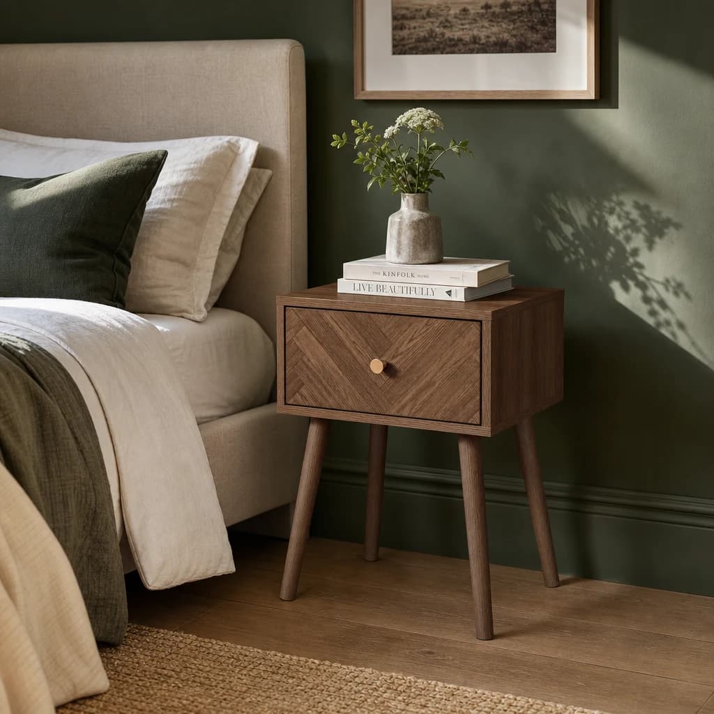 Herringford 1 Drawer Bedside - Bedside tables, photo 1 of 10