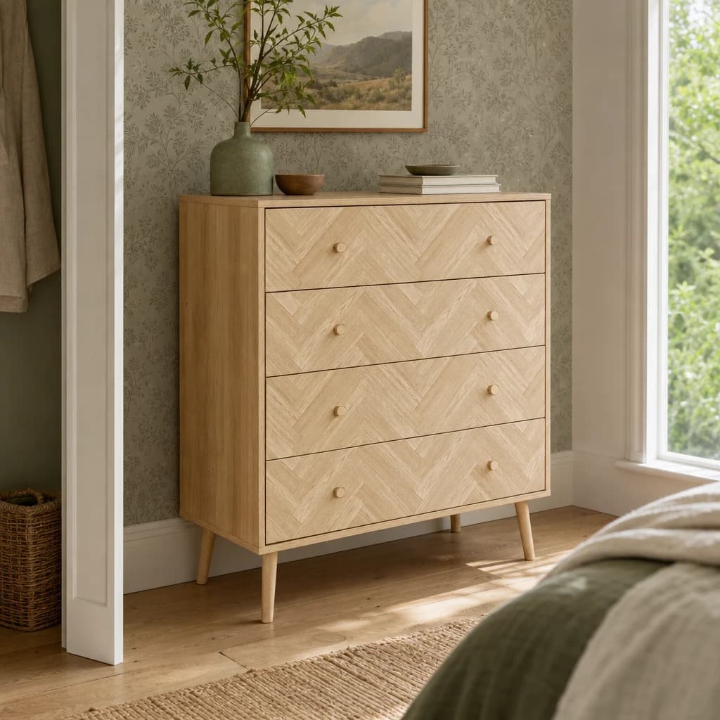 Herringford 4 Drawer Chest - Chests of drawers, photo 1 of 10