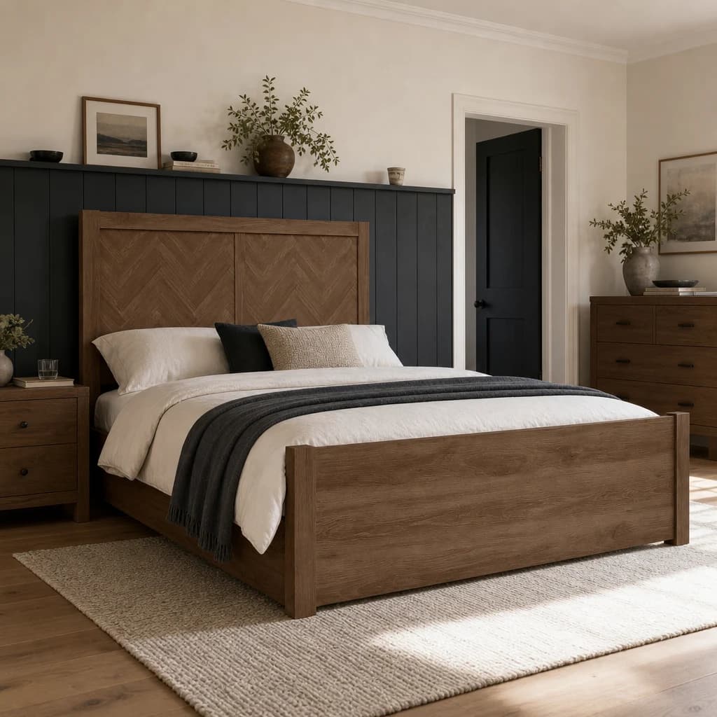 Herringford Double Ottoman Bed