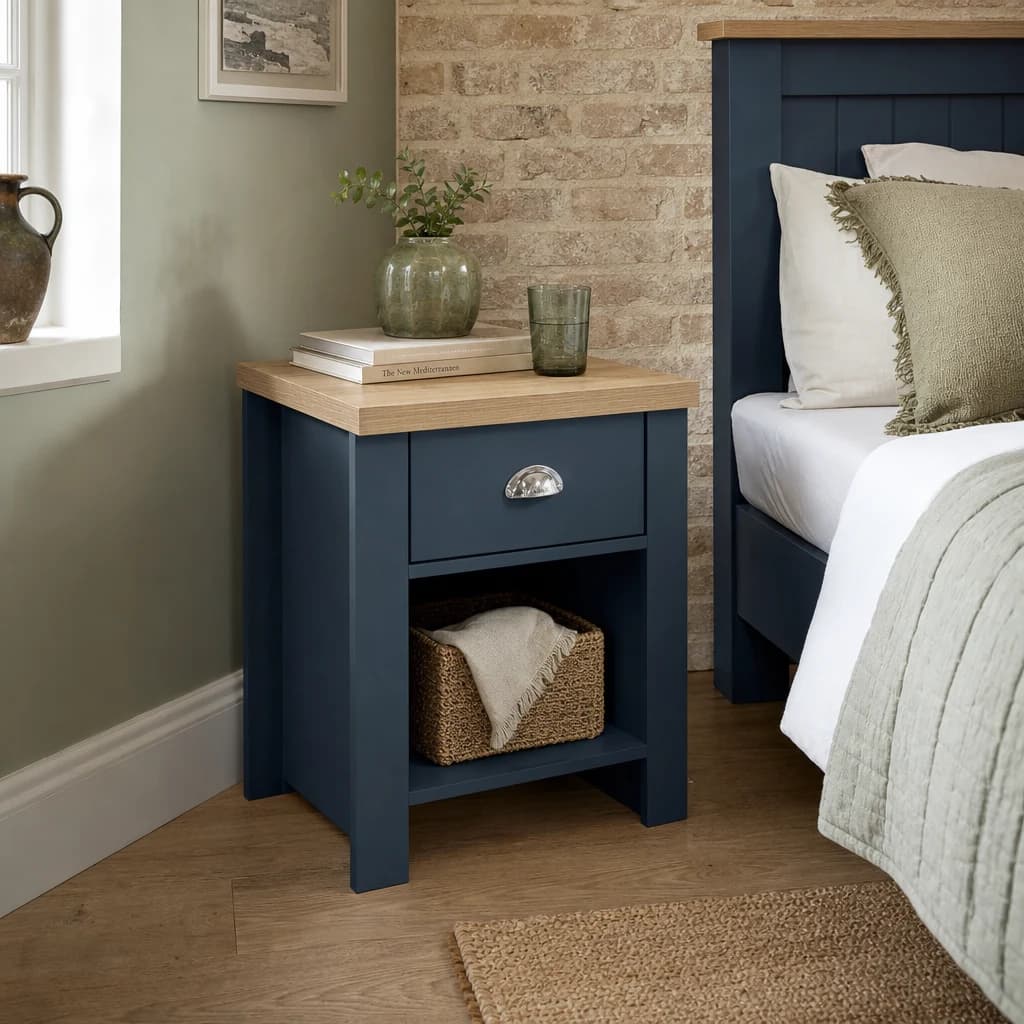 Highgate 1 Drawer Lamp Table