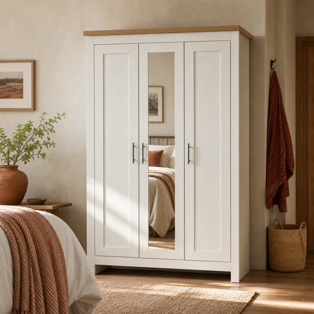 Highgate 3 Door Wardrobe With Mirror