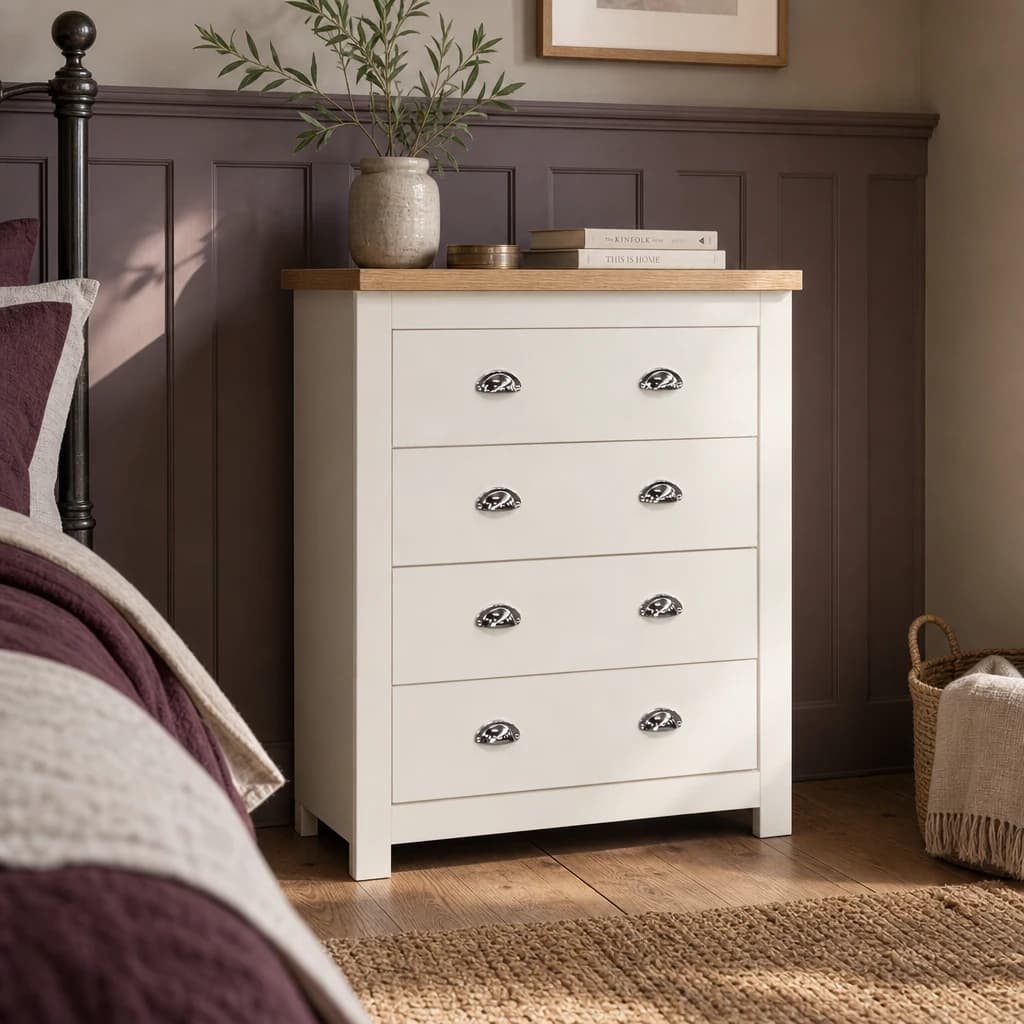 Highgate 4 Drawer Chest - Chests of drawers, photo 1 of 10