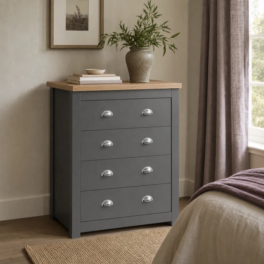Highgate 4 Drawer Chest - Chests of drawers, photo 1 of 10