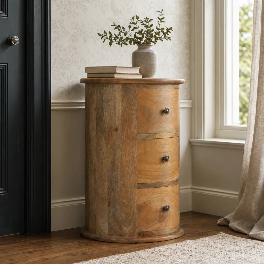 3 Drawer Drum Chest - Chests of drawers, photo 1 of 9