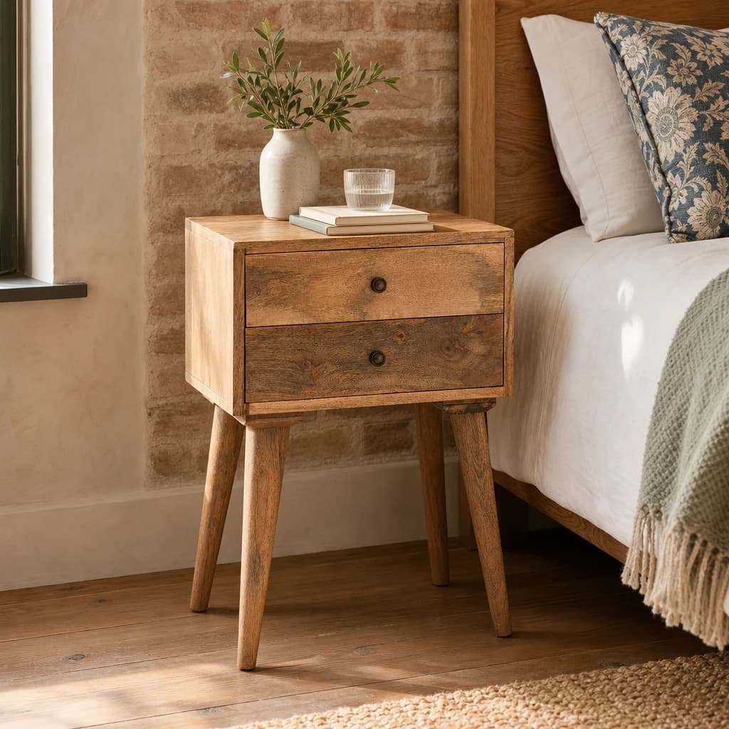 Modern Solid Wood Bedside - Bedside tables, photo 1 of 9