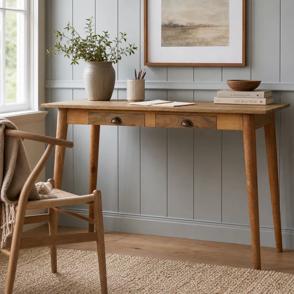 2 Drawer Nordic Writing Desk - Desks, photo 1 of 7