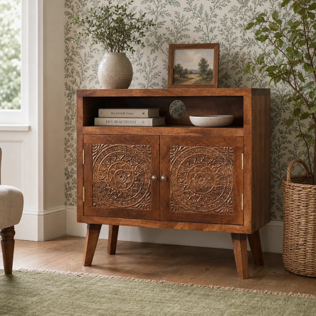 Tova Open Shelf Cabinet